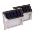 HÖFFTECH - SET 2x solarna LED zidna svjetiljka LED/1,2V 400 mAh IP44