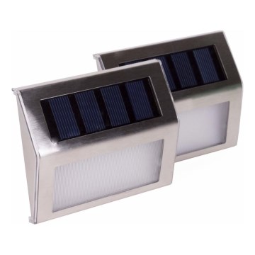 HÖFFTECH - SET 2x solarna LED zidna svjetiljka LED/1,2V 400 mAh IP44