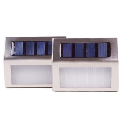 HÖFFTECH - SET 2x solarna LED zidna svjetiljka LED/1,2V 400 mAh IP44