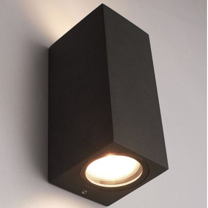 HÖFFTECH - Vanjska zidna svjetiljka 2xGU10/35W/230V IP65