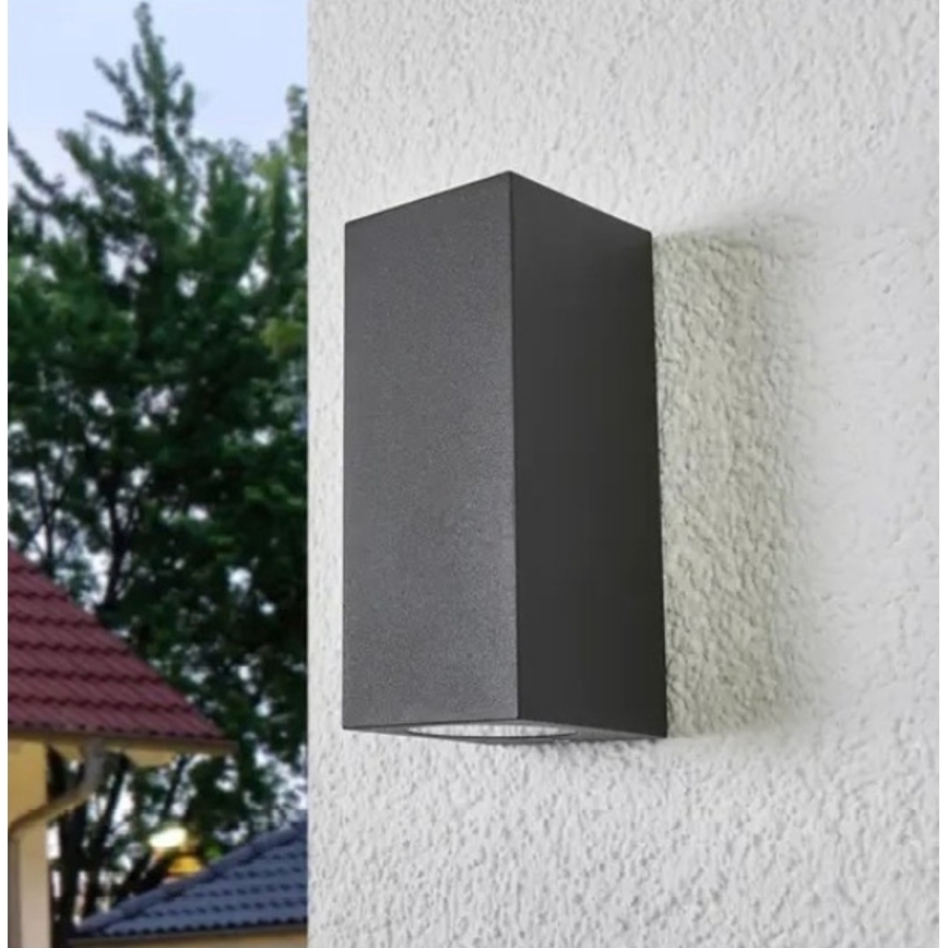 HÖFFTECH - Vanjska zidna svjetiljka 2xGU10/35W/230V IP65