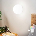 Ideal Lux 59815 - LED RGBW zidna svjetiljka MAPA s mogućnošću podešavanja svjetline 1xE27/12W/230V 2700-6500K