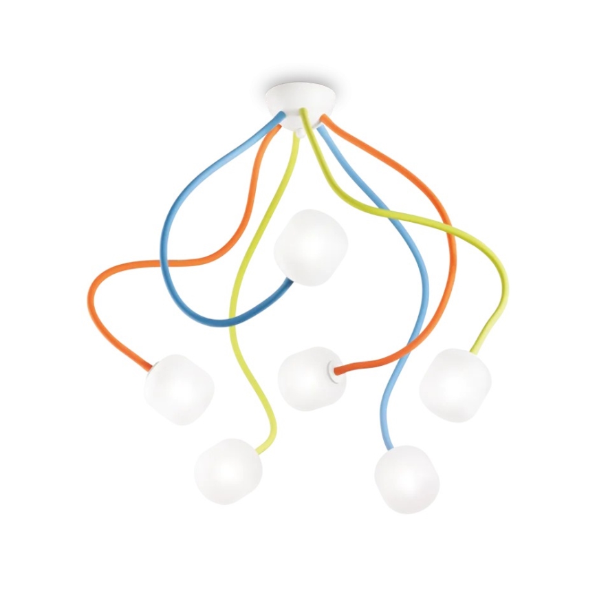 Ideal Lux - Bijeli zamjenski abažur za luster OCTOPUS G9, promjer 10 cm