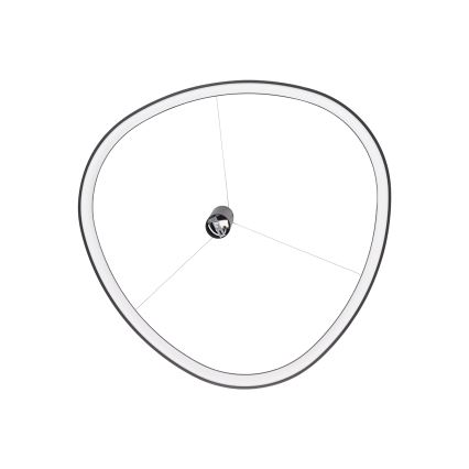 Ideal Lux - LED luster na sajli GEMINI LED/36W/230V 2700K Ø 42,5 cm CRI 90 crna