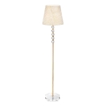 Ideal Lux - Kristalna podna lampa QUEEN 1xE27/60W/230V zlatna