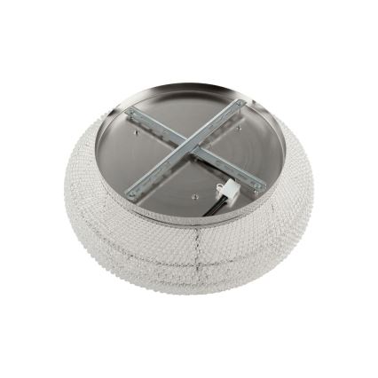 Ideal Lux - Kristalna stropna svjetiljka PASHA 10xE14/40W/230V pr. 55 sjajni krom