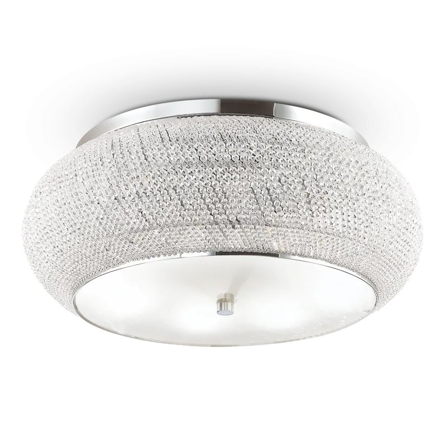 Ideal Lux - Kristalna stropna svjetiljka PASHA 14xE14/40W/230V pr. 65 sjajni krom