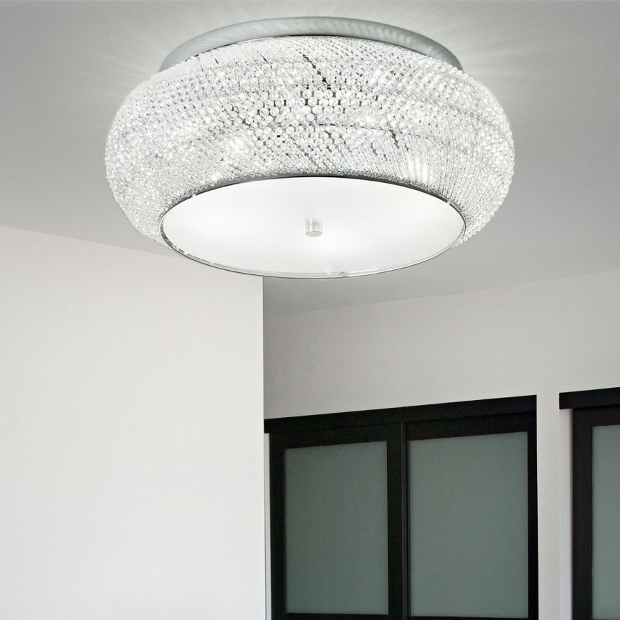 Ideal Lux - Kristalna stropna svjetiljka PASHA 14xE14/40W/230V pr. 65 sjajni krom