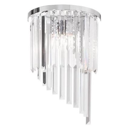 Ideal Lux - Kristalna zidna svjetiljka CARLTON 3xE14/40W/230V sjajni krom