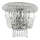 Ideal Lux - Kristalna zidna svjetiljka DUBAI 2xE14/28W/230V sjajni krom