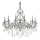 Ideal Lux - Kristalni luster na lancu GIOCONDA 12xE14/40W/230V pr. 90 cm srebrna