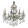 Ideal Lux - Kristalni luster na lancu GIOCONDA 8xE14/40W/230V pr. 73 cm srebrna