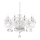 Ideal Lux - Kristalni luster na lancu NEGRESCO 10xE14/28W/230V pr. 85 cm prozirna