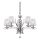 Ideal Lux - Kristalni luster na lancu PEGASO 5xE14/28W/230V pr. 72 cm sjajni krom