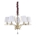 Ideal Lux - Kristalni luster na lancu PEGASO 5xE14/28W/230V pr. 72 cm zlatna