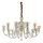 Ideal Lux - Kristalni luster na lancu STRAUSS 12xE14/40W/230V pr. 84,5 cm mesing