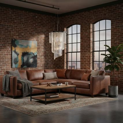 Ideal Lux - Kristalni luster na sajli CARLTON 8xE14/40W/230V pr. 40 cm sjajni krom