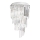 Ideal Lux - Kristalni nadgradni luster CARLTON 8xE14/40W/230V pr. 40 cm sjajni krom
