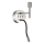 Ideal Lux - LED Fleksibilna lampa s grlom za žarulju SET UP 1xE27/42W + LED/3W/230V CRI 90 USB sjajni krom