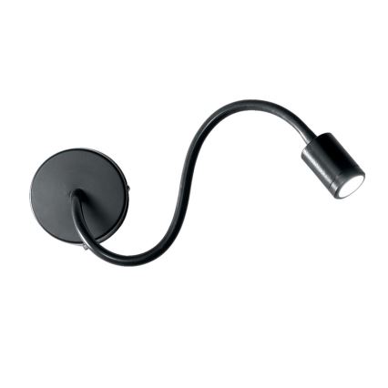 Ideal Lux - LED Fleksibilna lampica FOCUS LED/4W/230V CRI 90 crna