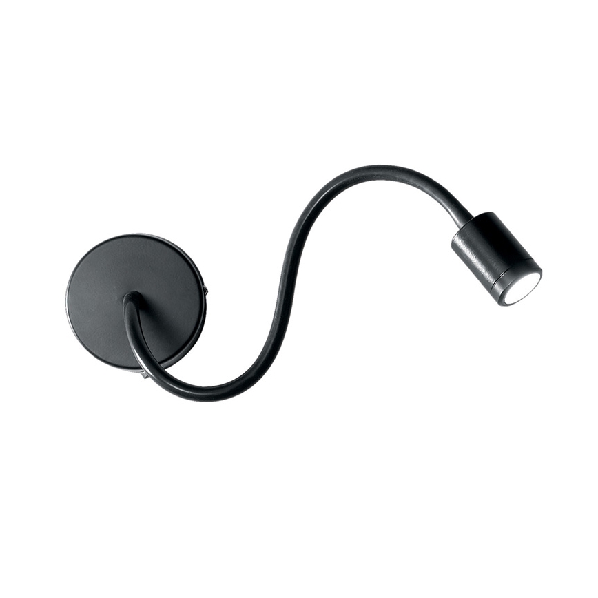 Ideal Lux - LED Fleksibilna lampica FOCUS LED/4W/230V CRI 90 crna