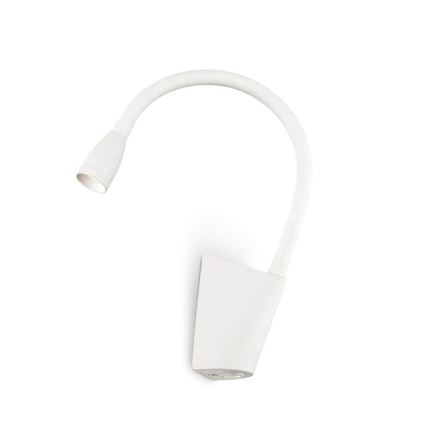 Ideal Lux - LED Fleksibilna lampica GOOSE LED/3W/230V CRI 90 bijela