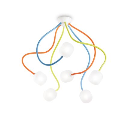 Ideal Lux - LED Fleksibilni nadgradni luster OCTOPUS 6xG9/3W/230V šarena