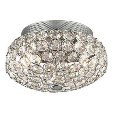 Ideal Lux - LED Kristalna stropna svjetiljka KING 3xG9/3W/230V pr. 25,5 cm sjajni krom