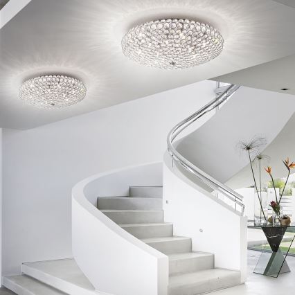 Ideal Lux - LED Kristalna stropna svjetiljka KING 5xG9/3W/230V pr. 38 cm sjajni krom