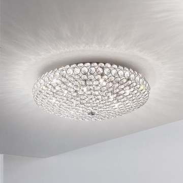 Ideal Lux - LED Kristalna stropna svjetiljka KING 5xG9/3W/230V pr. 38 cm sjajni krom