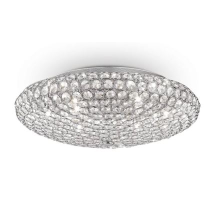 Ideal Lux - LED Kristalna stropna svjetiljka KING 9xG9/3W/230V pr. 53,5 cm sjajni krom