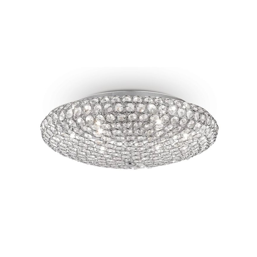 Ideal Lux - LED Kristalna stropna svjetiljka KING 9xG9/3W/230V pr. 53,5 cm sjajni krom