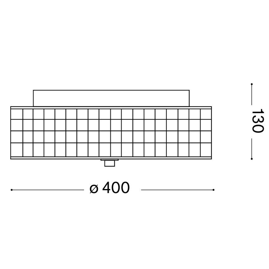 Ideal Lux - LED Kristalna stropna svjetiljka ROMA 6xG9/3W/230V pr. 40 cm sjajni krom