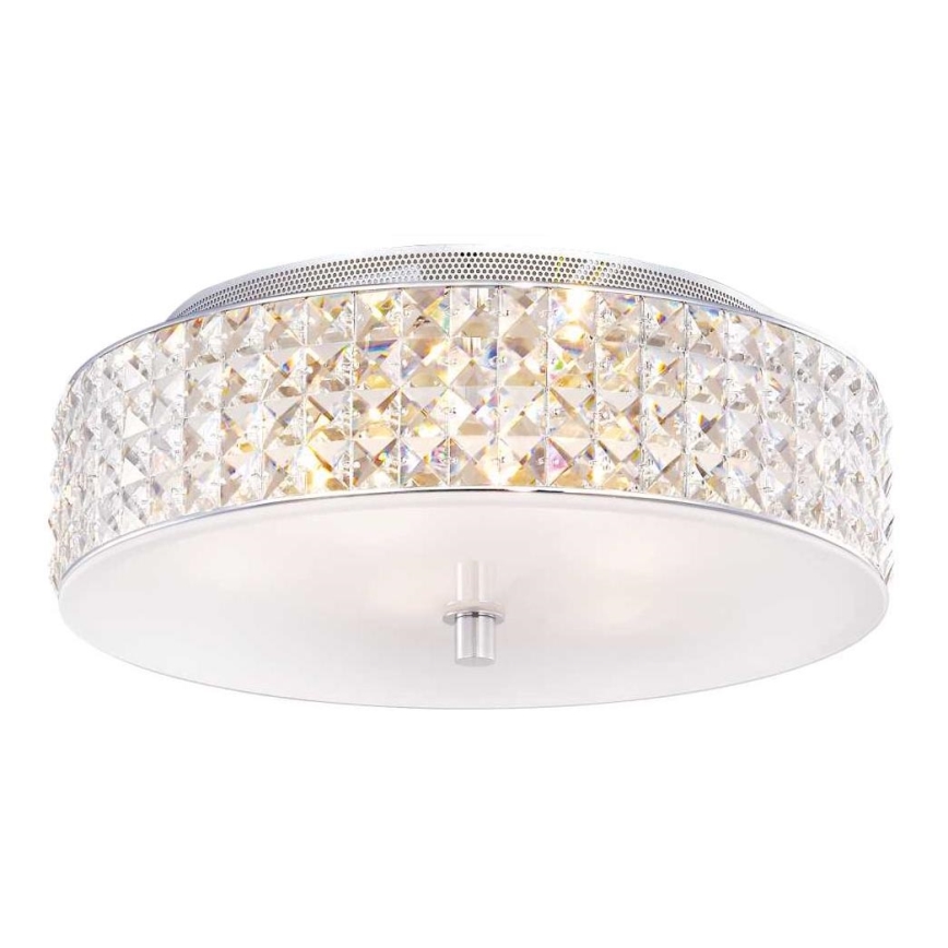 Ideal Lux - LED Kristalna stropna svjetiljka ROMA 6xG9/3W/230V pr. 40 cm sjajni krom