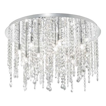 Ideal Lux - LED Kristalna stropna svjetiljka ROYAL 12xG9/3W/230V pr. 60 cm sjajni krom