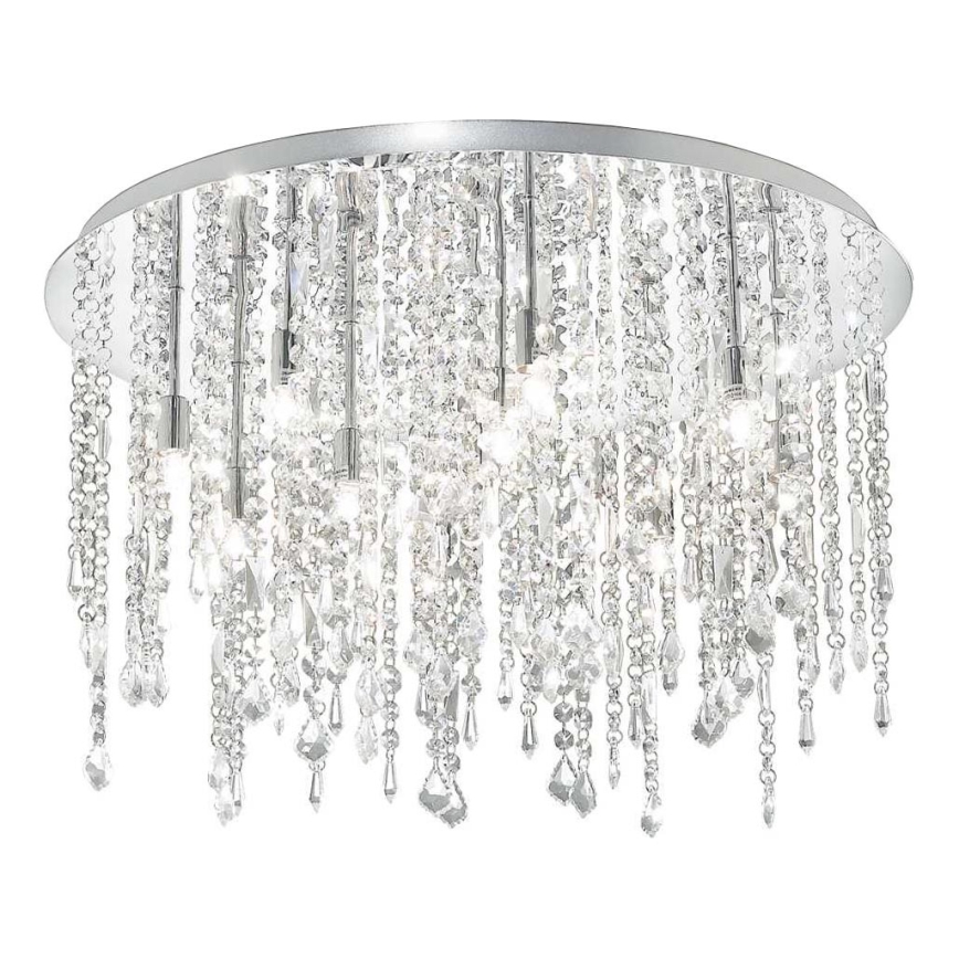 Ideal Lux - LED Kristalna stropna svjetiljka ROYAL 12xG9/3W/230V pr. 60 cm sjajni krom