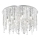 Ideal Lux - LED Kristalna stropna svjetiljka ROYAL 12xG9/3W/230V pr. 60 cm sjajni krom