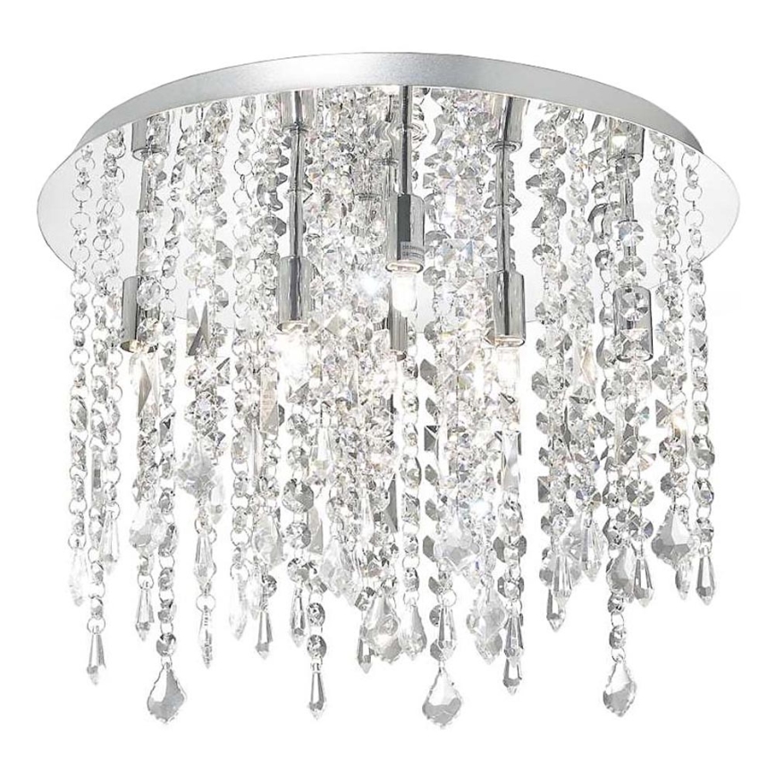 Ideal Lux - LED Kristalna stropna svjetiljka ROYAL 8xG9/3W/230V pr. 40 cm sjajni krom