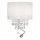 Ideal Lux - LED kristalna zidna svjetiljka OPERA 2xE14/40W/230V + LED/1W bijela