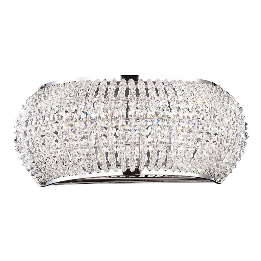 Ideal Lux - LED Kristalna zidna svjetiljka PASHA 3xG9/3W/230V sjajni krom