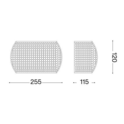 Ideal Lux - LED Kristalna zidna svjetiljka PASHA 3xG9/3W/230V zlatna