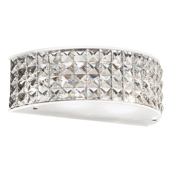 Ideal Lux - LED Kristalna zidna svjetiljka ROMA 2xG9/3W/230V sjajni krom