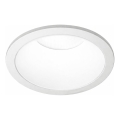 Ideal Lux - LED kupaonska ugradna svjetiljka GAME TRIM LED/11W/230V 3000K CRI 90 Ø 8,5 cm IP65 bijela