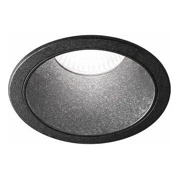 Ideal Lux - LED kupaonsko ugradno svjetlo GAME TRIM LED/11W/230V 3000K CRI 90 prom. 8,5 cm IP65 crna