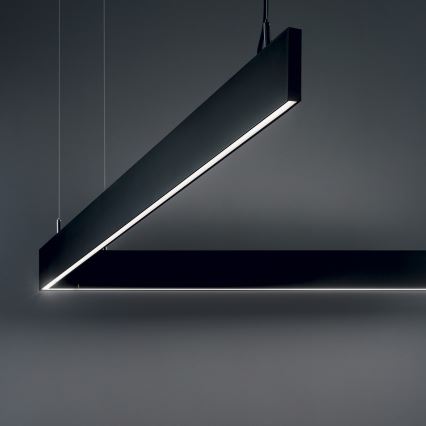 Ideal Lux - LED luster na čeličnom užetu LINUS LED/32W/230V 3000K CRI 90 120 cm crni