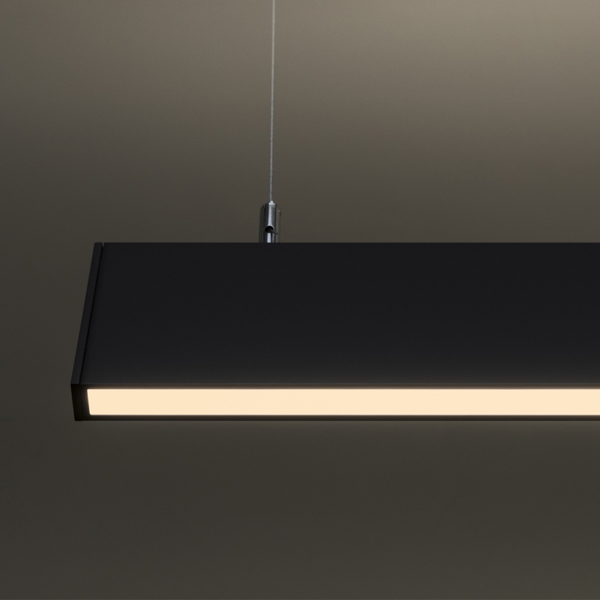 Ideal Lux - LED luster na čeličnom užetu LINUS LED/32W/230V 3000K CRI 90 120 cm crni