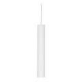 Ideal Lux - LED luster na kabelu LOOK 1xGU10/7W/230V CRI 90 Ø 6 cm bijela