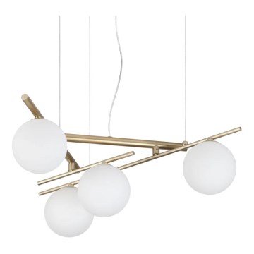 Ideal Lux - LED luster na sajli ATLAS 4xG9/3W/230V zlatna