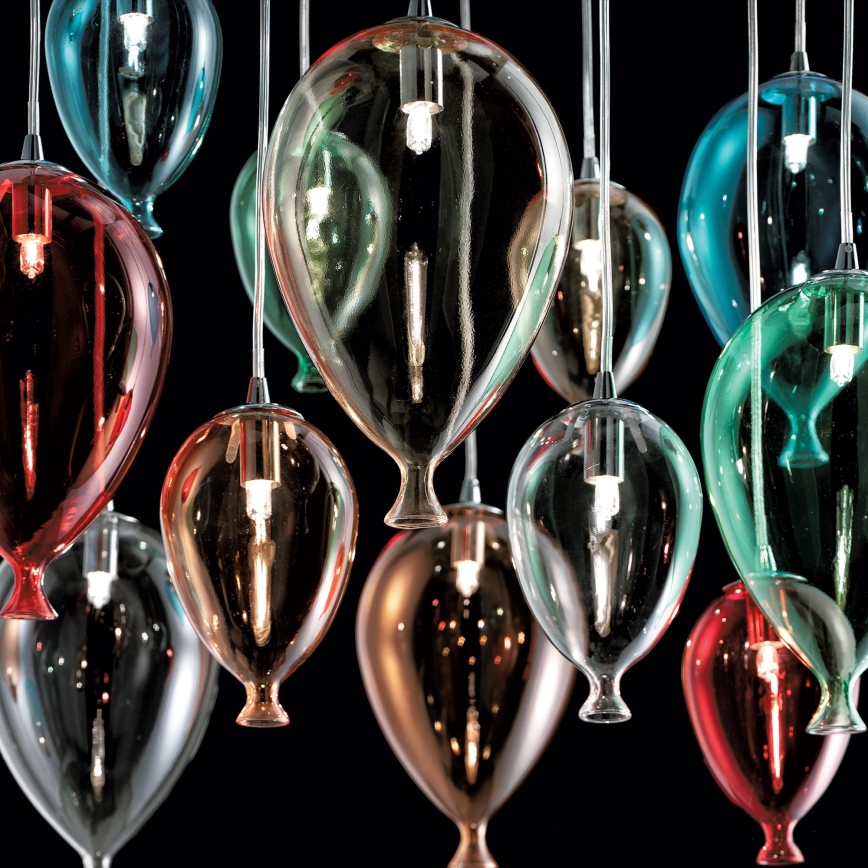 Ideal Lux - LED Luster na sajli CLOWN 12xG9/3W/230V pr. 60 cm šarena
