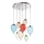 Ideal Lux - LED Luster na sajli CLOWN 8xG9/3W/230V pr. 50 cm šarena
